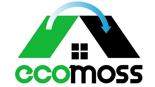 Moss removal, roof moss removal, roof moss remover, moss removal roof, removing moss from roof, ecomoss Home